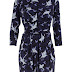 Your daily dose of pretty: Dorothy Perkins Blue Bird Ruched Waist Dress