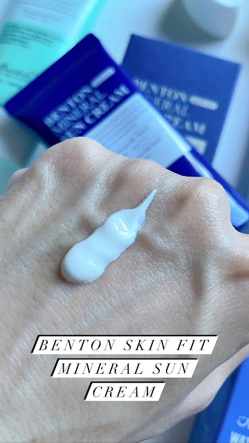 Benton Skin Fit Mineral Sun Cream Texture