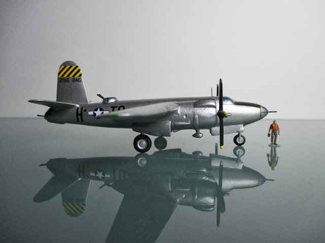 1/144 Martin B-26 Marauder diecast metal aircraft miniature