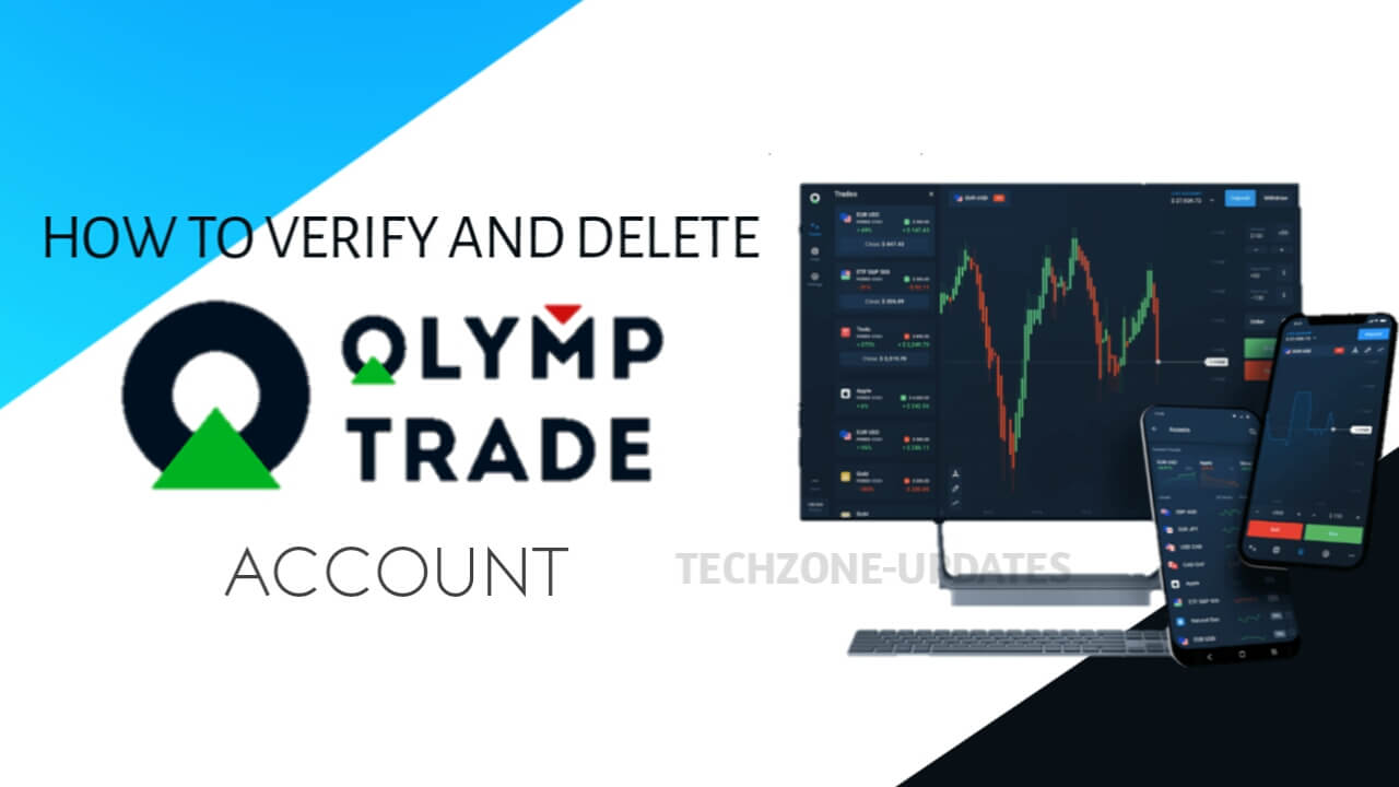 How to verify and delete Olymp Trade Account in Android Application?