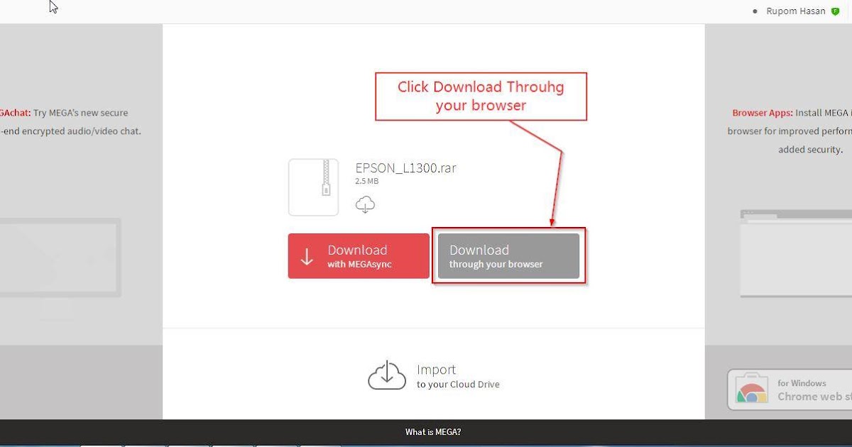 How to download on MEGA.CO.NZ - Reset Your Printer Blog