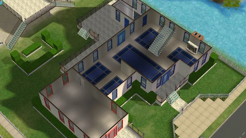 The Sims 2 Residential Lot