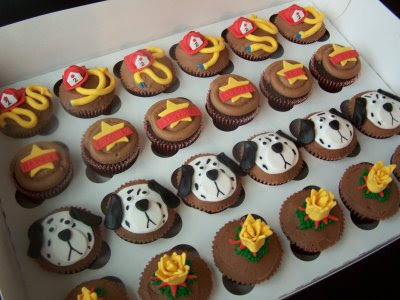 Dalmatian Dog Cakes