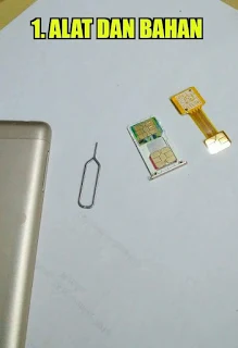 Memasang Magic SIM / Dual SIM Card Converter di HP