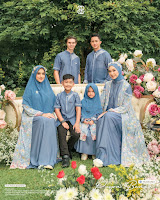 Koleksi Sarimbit Terbaru Puspa Bunga by Puan Baju Muslim Seragam Couple Keluarga Anggun Elegan Stylish Kekinian Outfit Hari Raya Lebaran IDUL FITRI