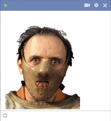 Hannibal Lecter Facebook Emoticon