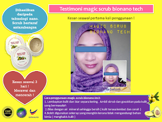 Glimmerz skincare / Magic scrub bio nano tech