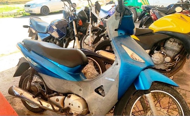 Policiais Militares do 24º BPM recuperam motocicleta roubada na Comunidade Portinho em Parnaíba