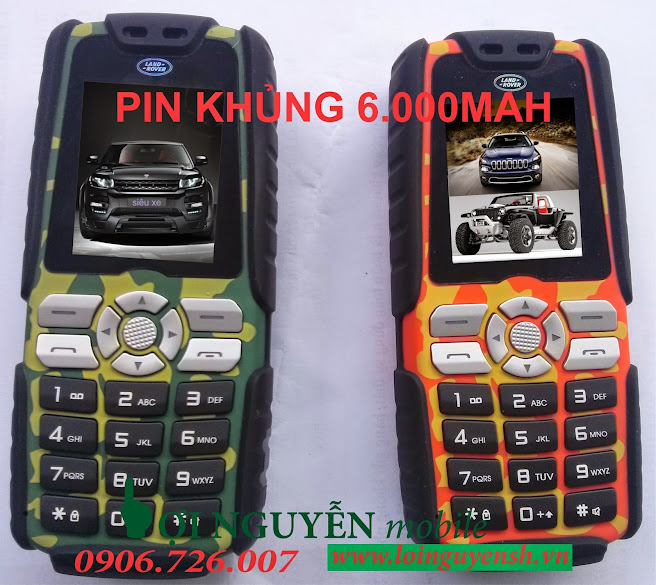 Điện thoại xp3300(Landrover a8) pin khủng