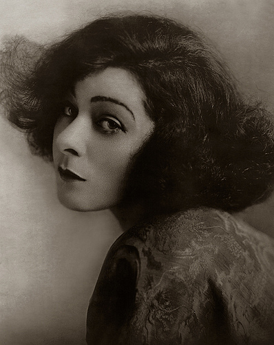 The great and flamboyant Russian film and stage actress Alla Nazimova