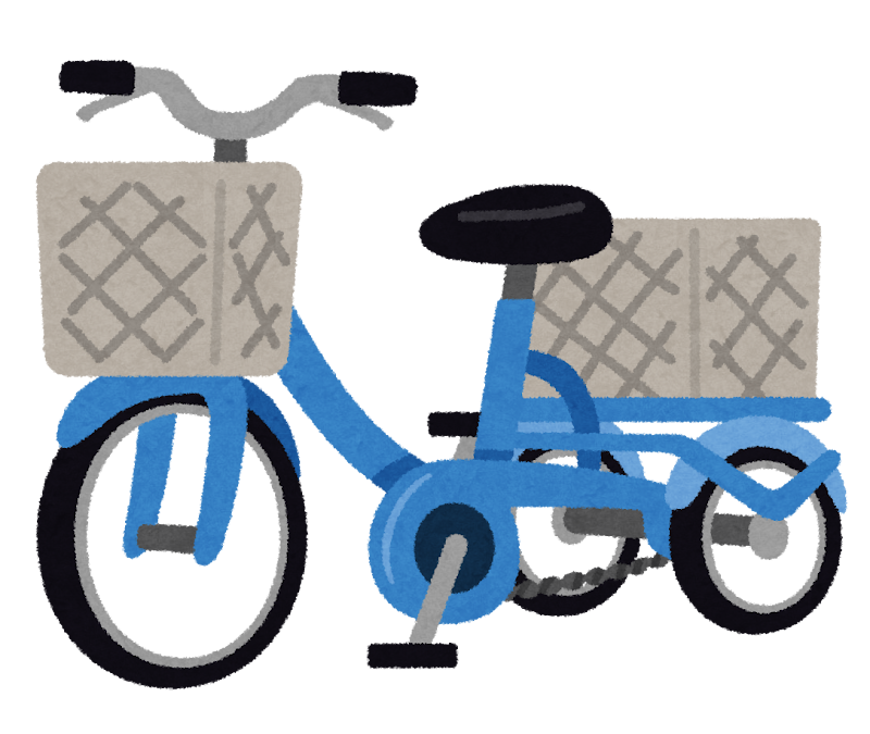 三輪の自転車のイラスト かわいいフリー素材集 いらすとや