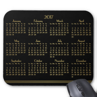 Happy New Year 2017 Calendar Download