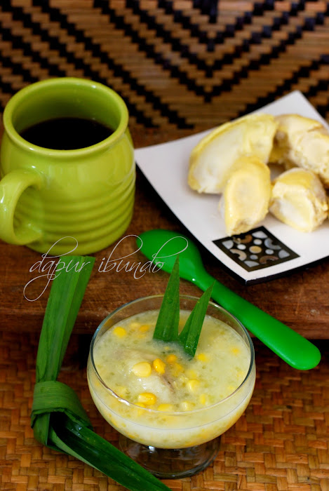 Dapur ibundo: Bubur jagung berdurian