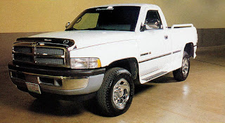 photo image of Matt Billmeier's white 1995 Dodge Ram truck