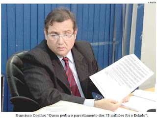 Governo do Estado pediu na Justiça o parcelamento dos R$ 73,5 milhões