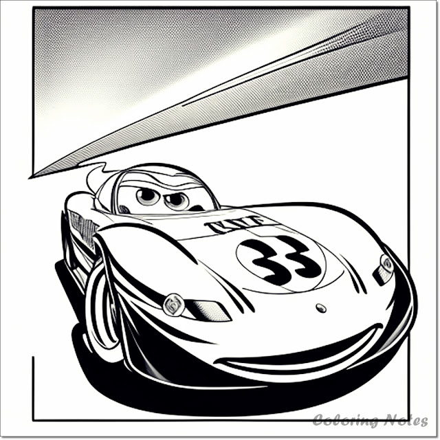 Printable Lightning McQueen coloring, Lightning, McQueen, coloring, pages