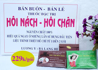 Thuốc trị hôi nách bà lang hị