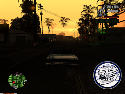 Velocímetro Troll Face Para GTA San Andreas