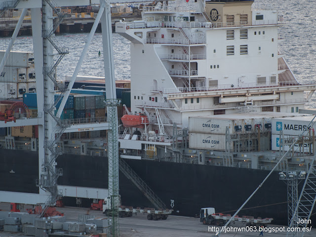 msc ilona, container ship, puerto de Vigo