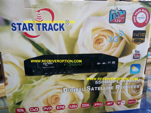 STAR TRACK 550HD PLATINIUM RECEIVER AUTO ROLL NEW SOFTWARE