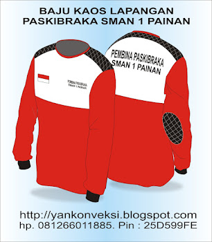 BAJU KAOS LAPANGAN PESANAN PEMBINA PASKIBRAKA SMA 1 PAINAN