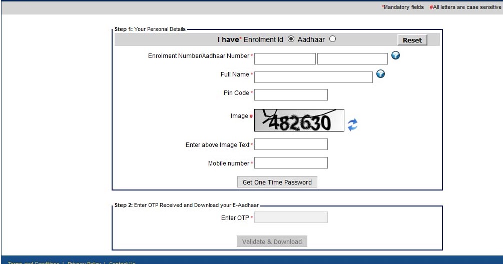 How to Take Aadhaar Card Print Out Online  Aadhaar Card Blog