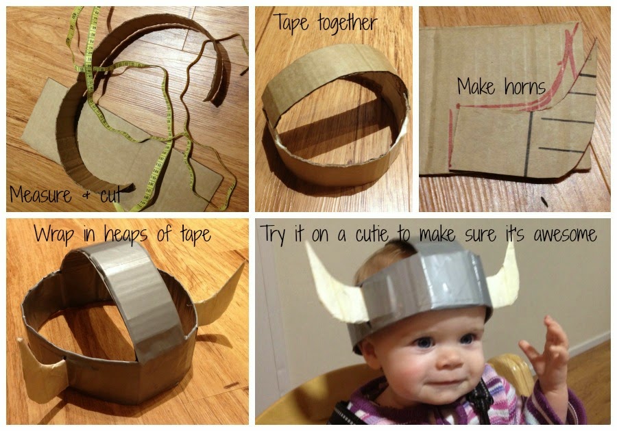 Where's My Glow? : How to make a kids viking costume on a 