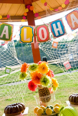 Luau Decorations on Hawaiian Farewell Luau    Kara S Party Ideas   The Place For All