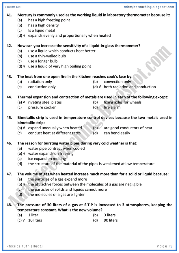 heat-mcqs-physics-10th