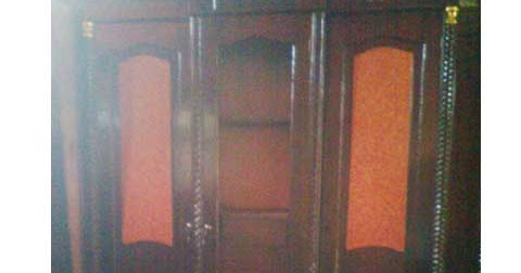  Lemari  pakaian  triplek  3 pintu  bodong Allia Furniture