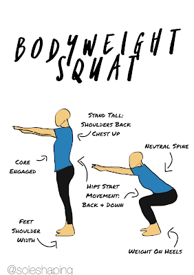 Diagram of a squat