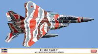 Hasegawa 1/72 F-15DJ EAGLE 'AGGRESSOR MINOKASAGO' (02415) English Color Guide & Paint Conversion Chart