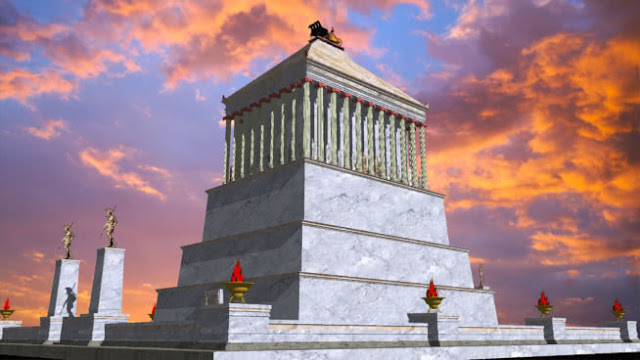 The mausoleum of Halicarnassus