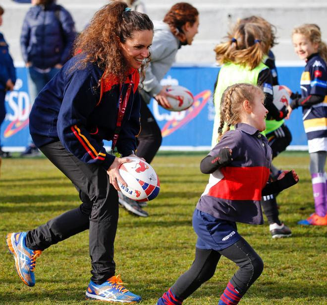 Miki Puerta y Paloma Moreno: Casados por el rugby