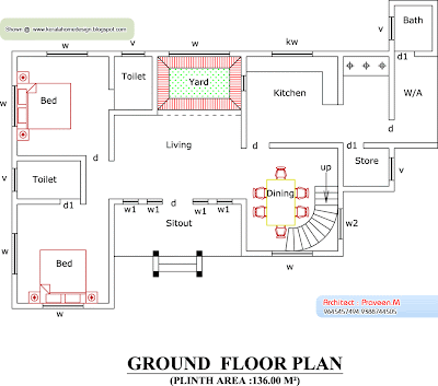 Home plan and elevation - 2388 Sq. Ft