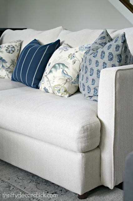 Simple trick to keep couch cushions from sliding