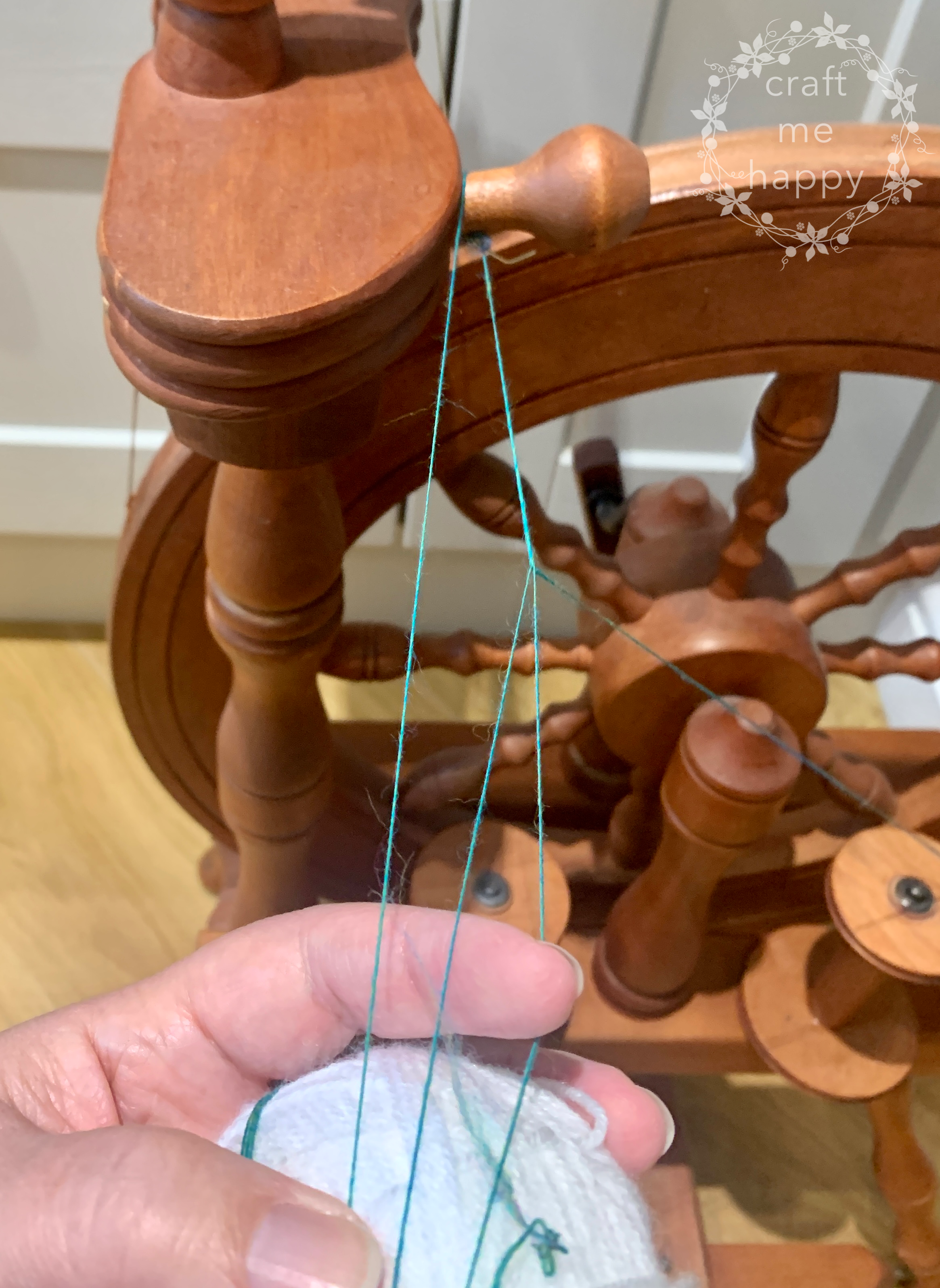 Craft me Happy!: Chain Plying at the Wheel - Versus - Making a