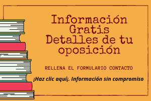 Formulario de contacto información oposiciones