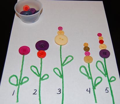 simple button craft project for kids