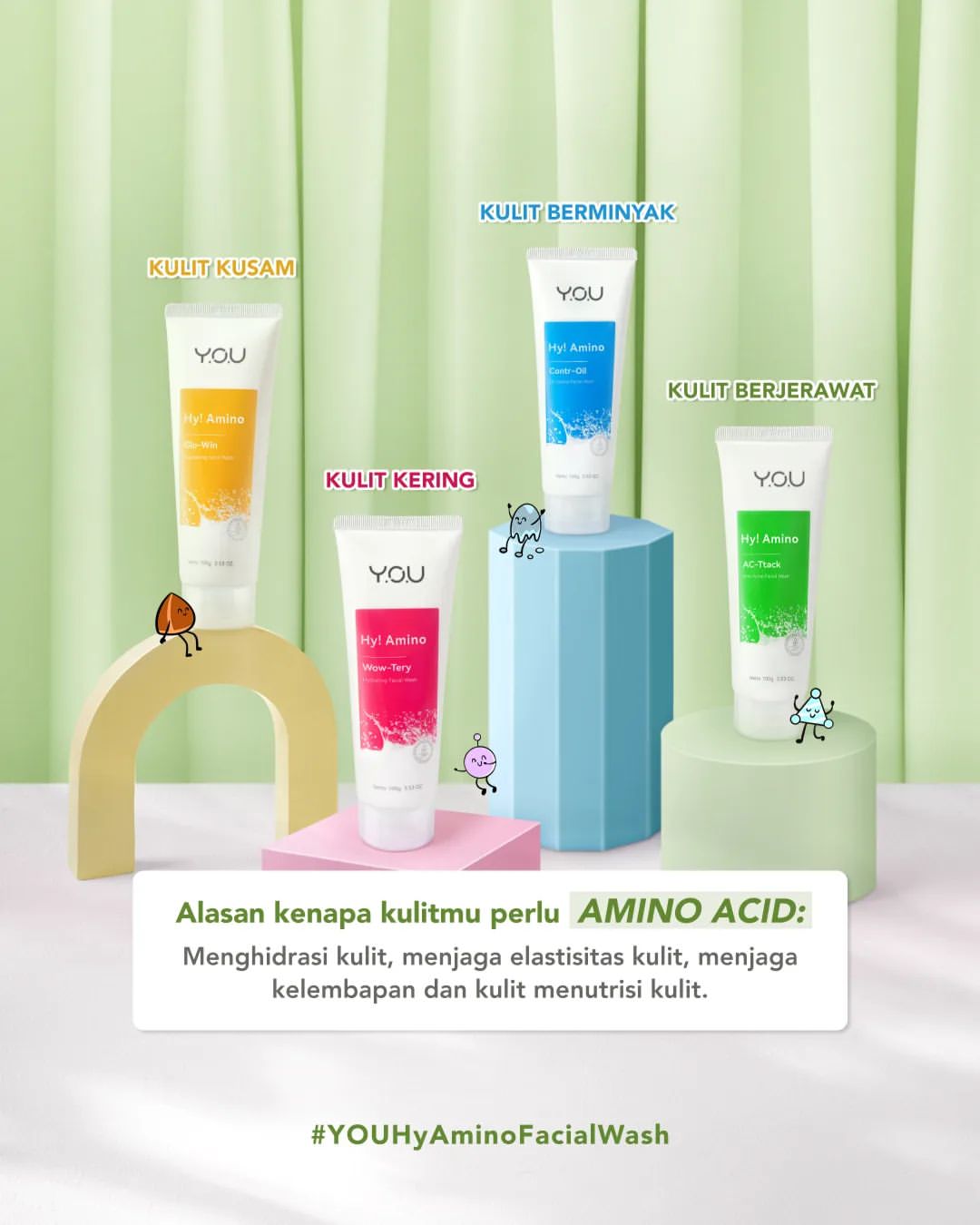 Varian YOU Facial Wash with Amino Acid