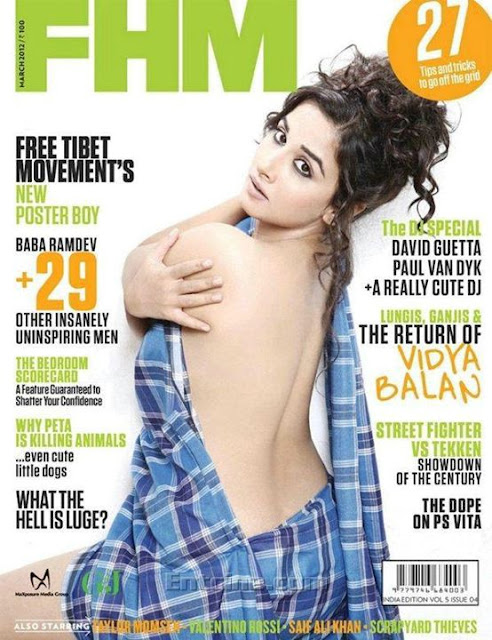 Hot Vidya Balan goes topless in her new photoshoot