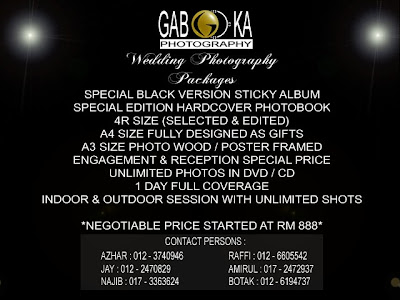 Wedding Photos Packages on Announcement   Gabooka Wedding Photography Packages