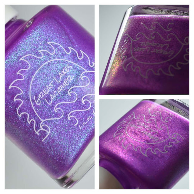 purple neon nail polish