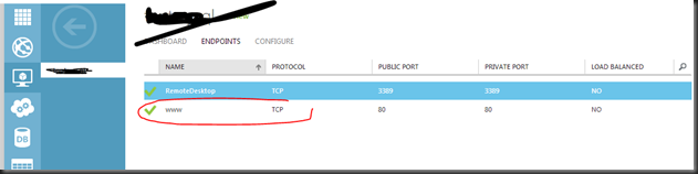 Endpoint in Azure Virtual Machines