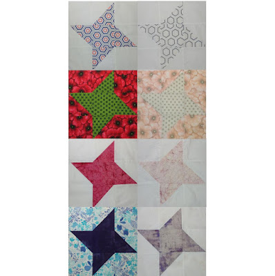 Bleaching quilt blocks