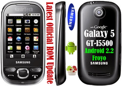 I5500XFJQ6 Android 2.2 Froyo Official Firmware for Galaxy 5 GT-I5500 ...