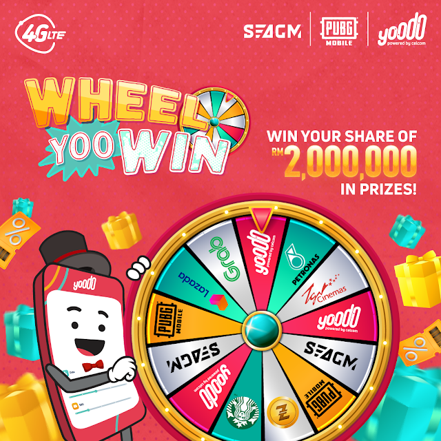 Spin for A Guaranteed Win of Great Prizes and A Chance to Win an iPhone 14 Plus with Yoodo’s Year End Campaign