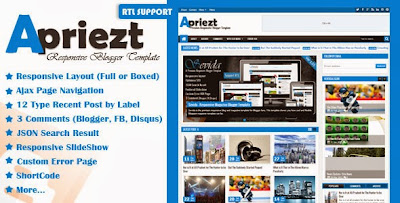 Apriezt Blogger Premium Template