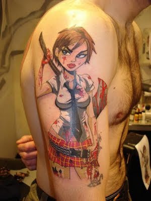 pinup girl tattoo