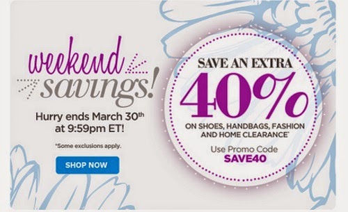 The Shopping Channel Weekend Savings Extra 40% Off Promo Code